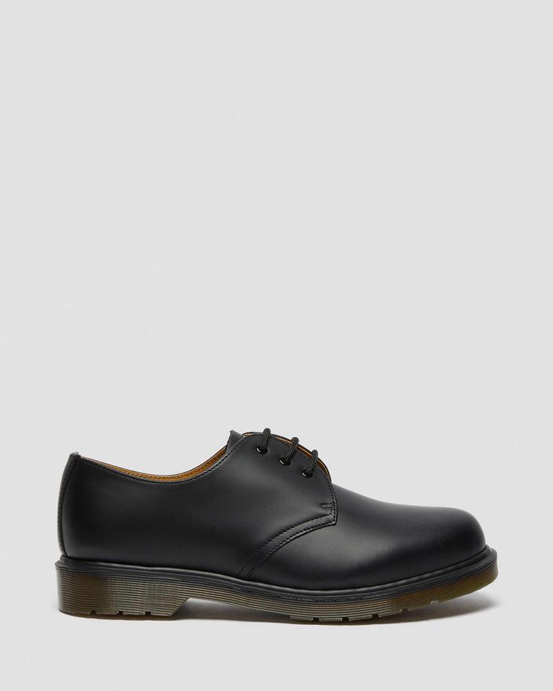 Dr Martens 1461 Plain Welt Smooth Leren Oxford Schoenen Heren Zwart | NL 214UZG